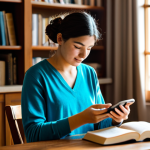A serene person in modest, comfortable attire, gently placing a smartphone down on a wooden table, with soft, natural light illuminating a physical book they are now holding in their hands. The background is a cozy, sunlit reading nook with a blurred bookshelf. The individual's expression is peaceful and contemplative, signaling a shift from digital distractions to calm focus.
    *   **Quality modifiers**: professional photography, high resolution, perfect anatomy, correct proportions, natural pose, well-formed hands, proper finger count, natural body proportions, soft lighting, detailed.
    *   **Safety terms**: safe for work, appropriate content, fully clothed, modest, family-friendly.