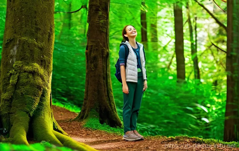 디지털디톡스와 자연 속에서의 회복 - **Digital Detox Morning Ritual**
    "A serene and warm indoor scene with soft morning light streami...